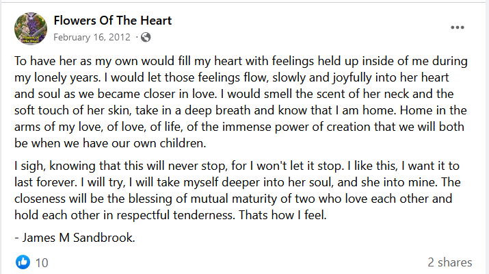 An imaginary love story